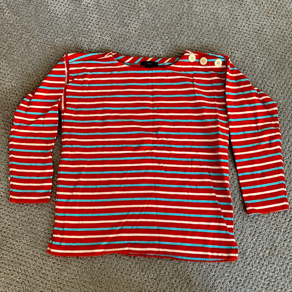 J crew long sleeved top